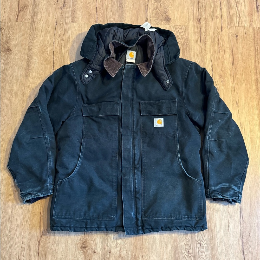 Vintage Carhartt Arctic Jacket w/ Hood Black Size XL